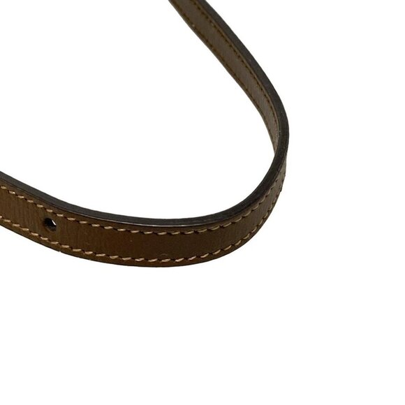 Auth GUCCI GG Plus / GG Supreme, Horsebit 625615 Beige Dark Brown PVC Leather - Picture 8 of 16